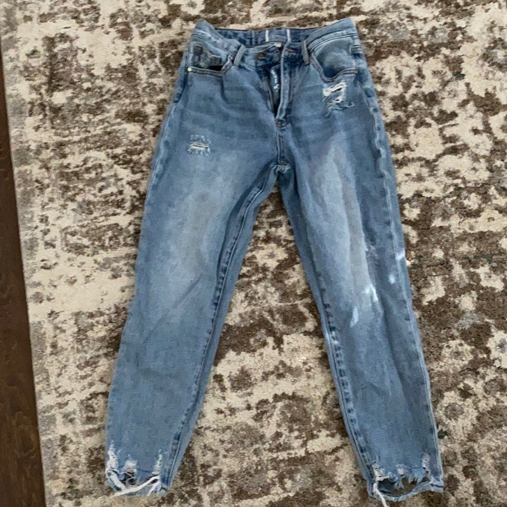 Insanegene mom jeans distressed